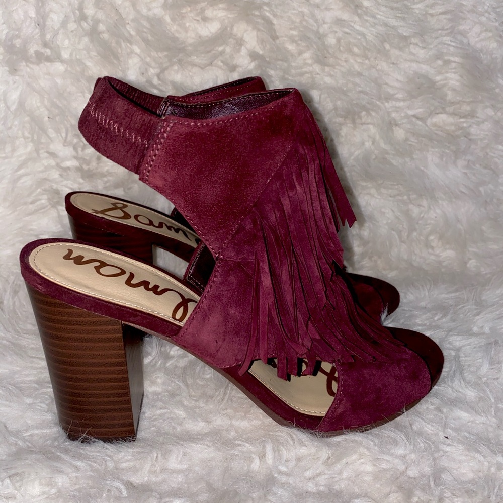Sam Edelman “Elaine” Fringe Heels Size 7